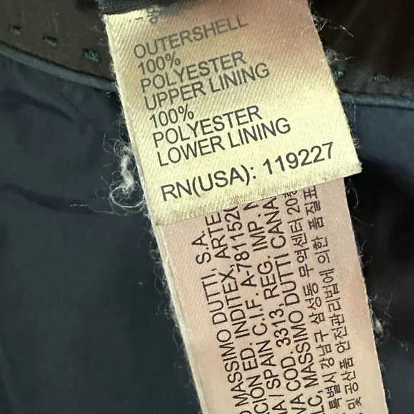 Massimo Dutti XXL mens Brown minimalist puffer‎ coat jacket - Picture 7 of 10